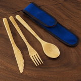 Bamboo Take Along Utensil Pack