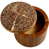 Bamboo Salt Box Tree of Life Pattern