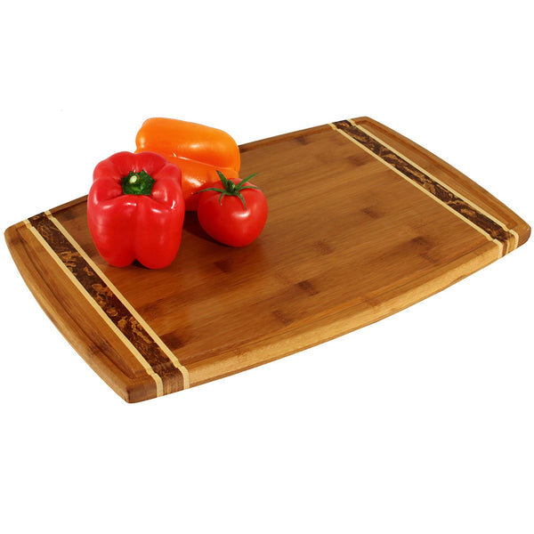 Bamboo Black Tip Small Cutting Board – The Malibu Company